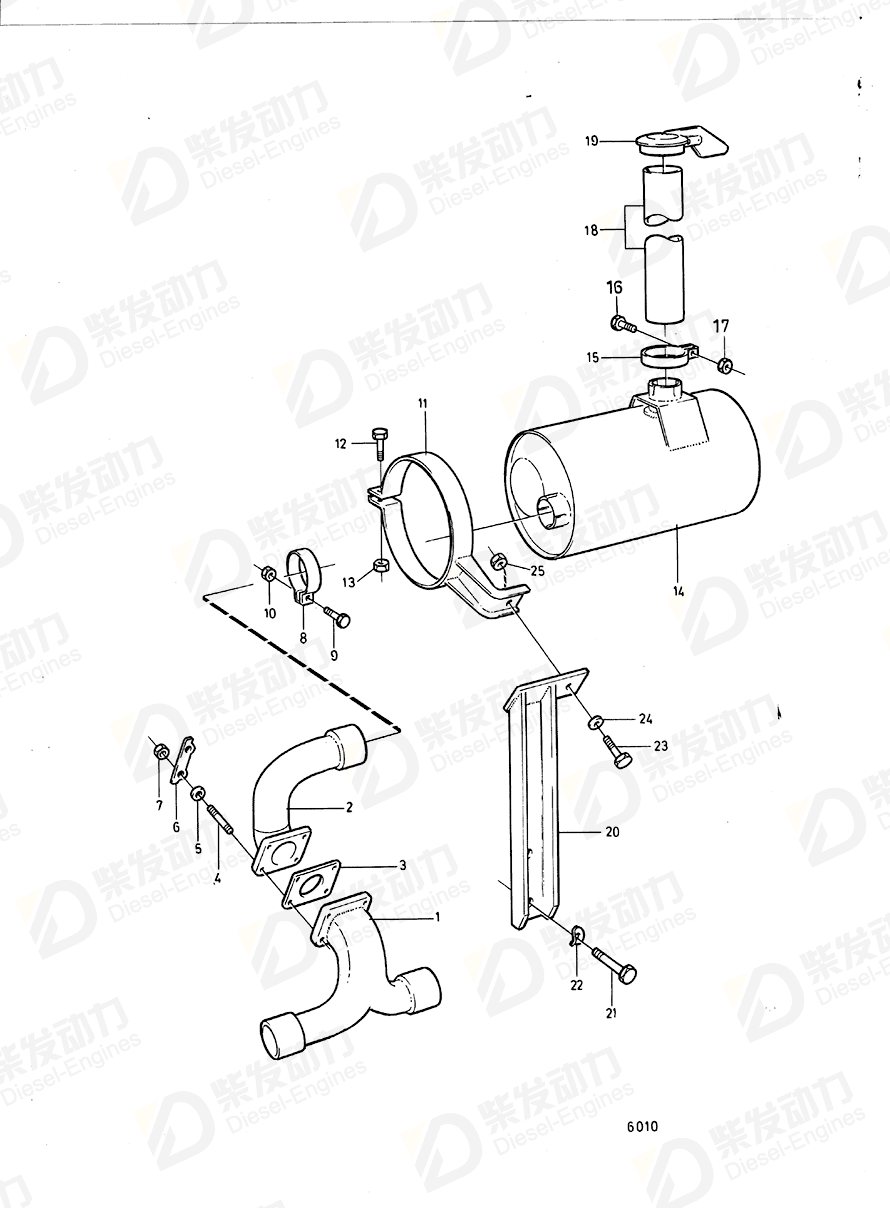 VOLVO Silencer 476584 Drawing